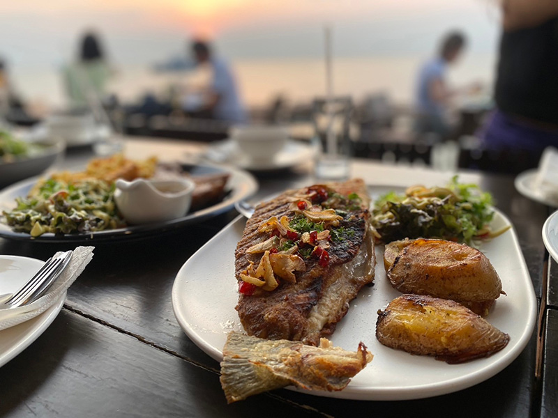 อาหาร Seaside Bar & Restaurant