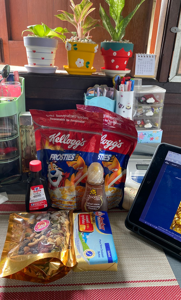 คอร์นเฟล็กคาราเมล สูตรคอร์นเฟล็กคาราเมล ของกินเล่น สูตรขนม