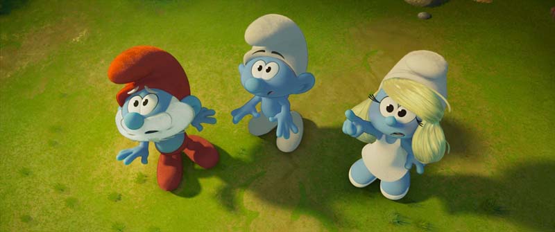 ฉากผจญภัยของเหล่าสเมิร์ฟส์ในมหานครนิวยอร์กจาก Smurfs 2025