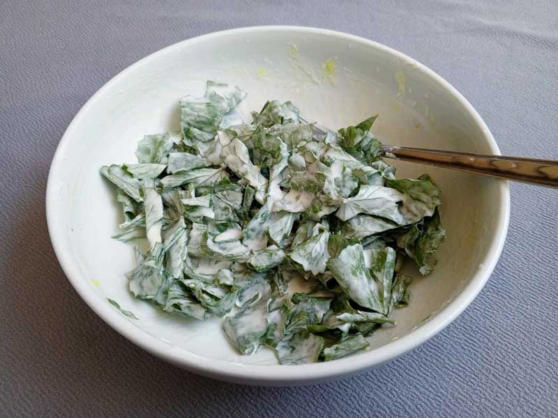 สูตรใบบัวบกทอด ถั่วทองทอด