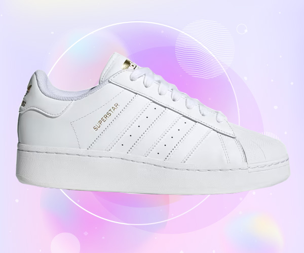 Adidas Superstars XLG รองเท้าผ้าใบสีขาว