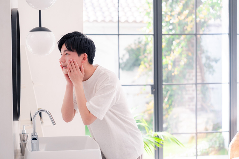 รูขุมขนกว้าง ผู้ชาย