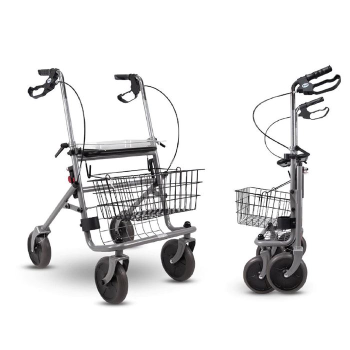 อุปกรณ์ช่วยพยุงเดิน อุปกรณ์ฝึกเดิน Rollator Cristallo ยี่ห้อ Devilbiss