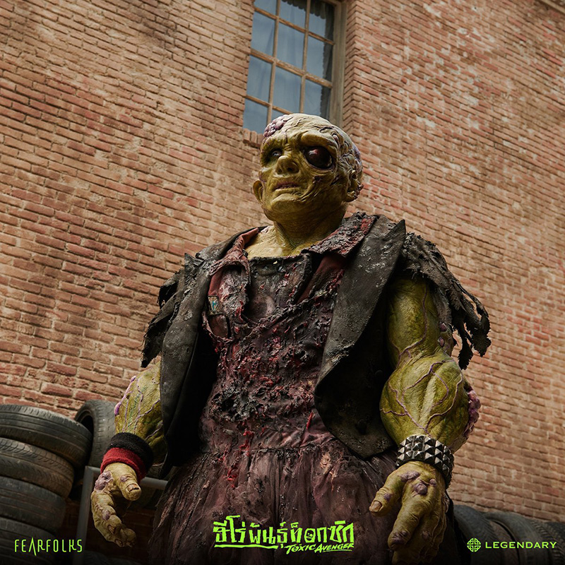 ภาพตัวละครหลัก วินสตัน กูซ หลังเปลี่ยนร่างเป็น The Toxic Avenger