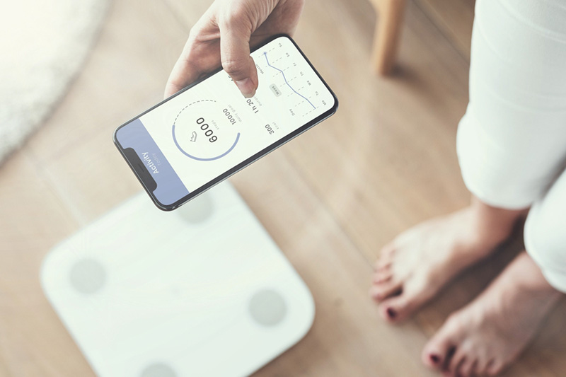 เครื่องชั่งน้ําหนักวัดไขมันดิจิตอล