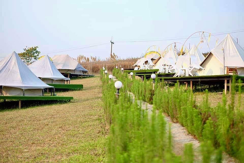 ที่พักเต็นท์กระโจม