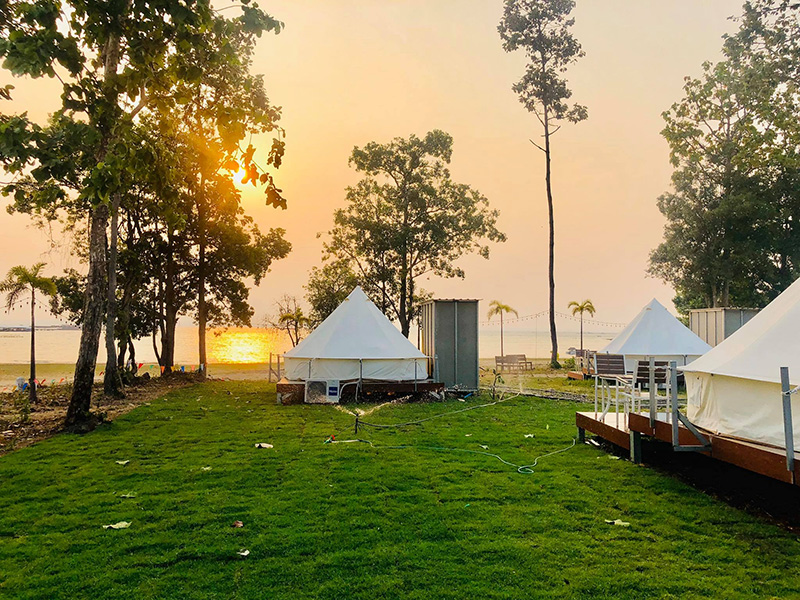 ที่พักเต็นท์กระโจม