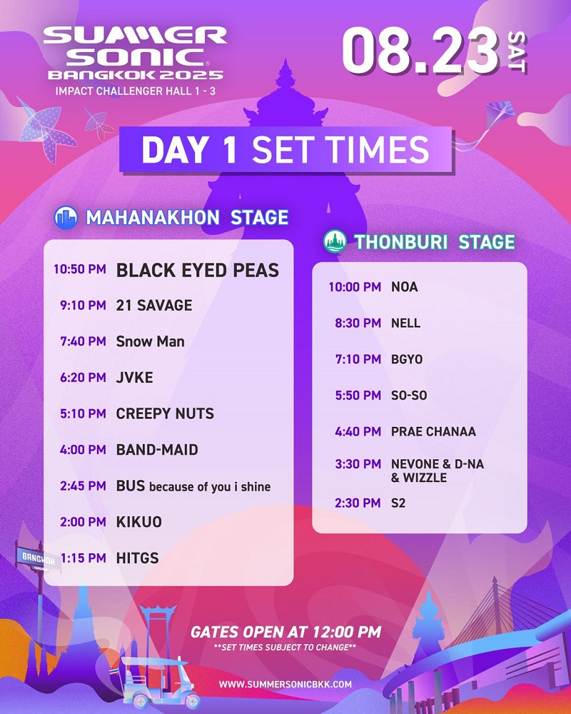 SUMMER SONIC BANGKOK 2025