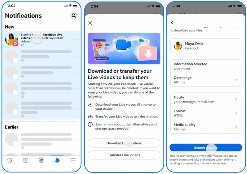 วิธีดาวน์โหลด Facebook Live เก็บไว้ก่อนถูกลบหลัง 30 วัน