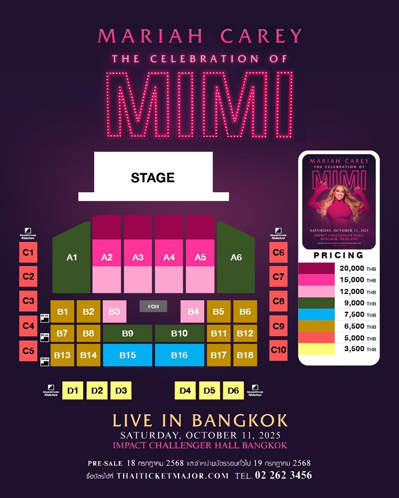 Mariah Carey Concert In Bangkok
