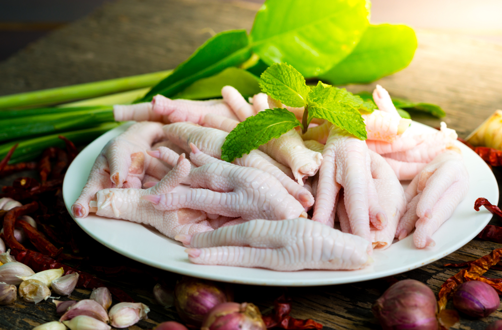 สูตรตีนไก่ผัดพริกสด