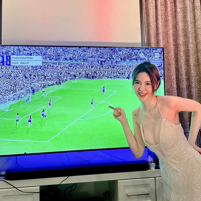 ไอซ์ ปรีชญา โมเมนต์เชียร์บอล หมอนทอง VS ชัยนาท แต่แซ่บจนแย่งซีน