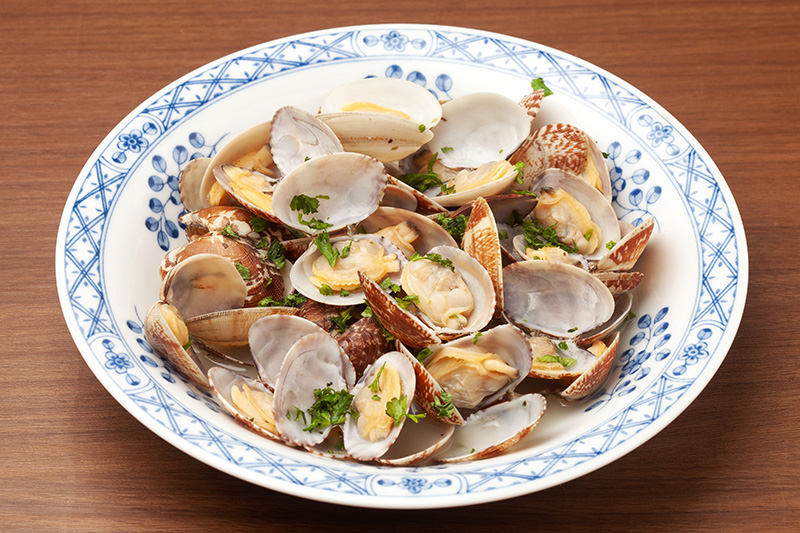 สูตรผัดหอยลาย หอยลายผัดเนยกระเทียม สูตรอาหารไทย