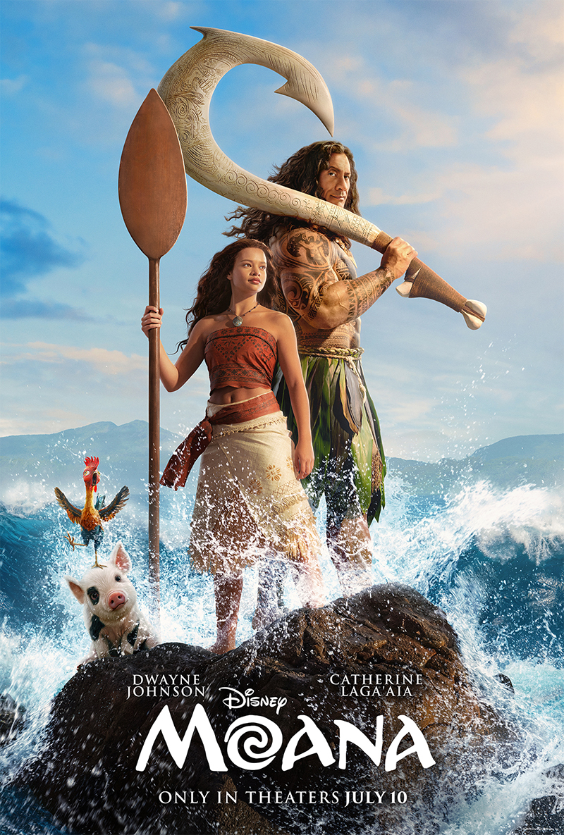 Disney’s Moana โมอาน่า หนังไลฟ์แอ็คชั่น โปสเตอร์