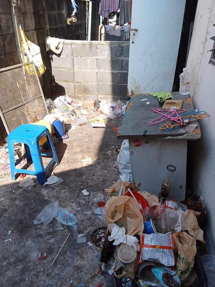 แม่ลูกอ่อน ทำห้องสกปรก