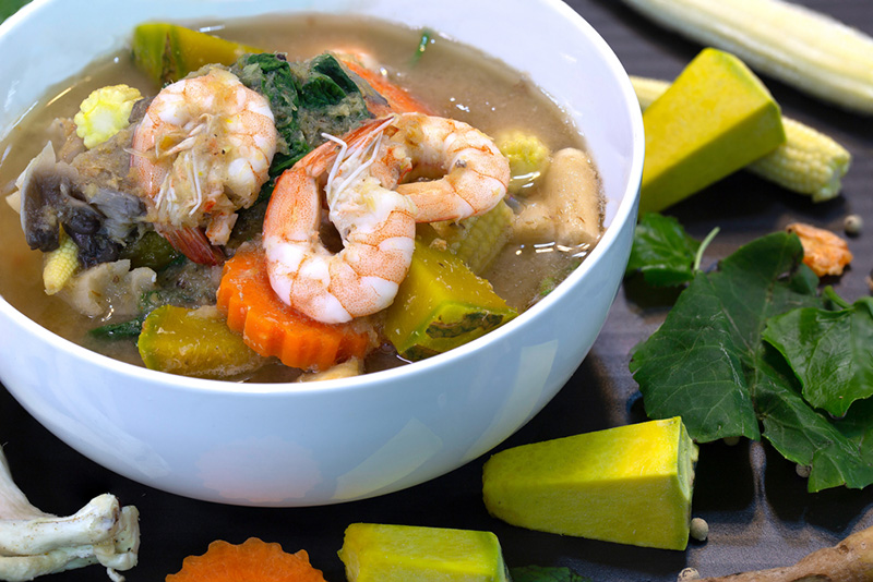 แกงเลียงกุ้งสด เมนูอาหารหน้าฝน สูตรอาหาร