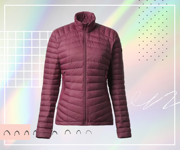 Decathlon เสื้อแจ็คเก็ตบุนวม รุ่น MT100 เสื้อกันหนาว ผู้หญิง