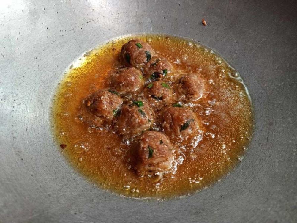 สูตรลาบหมูทอด