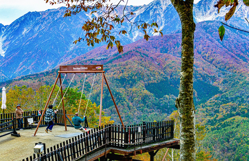 ฮาคุบะ (Hakuba) ญี่ปุ่น นั่งชิงช้าชมวิว