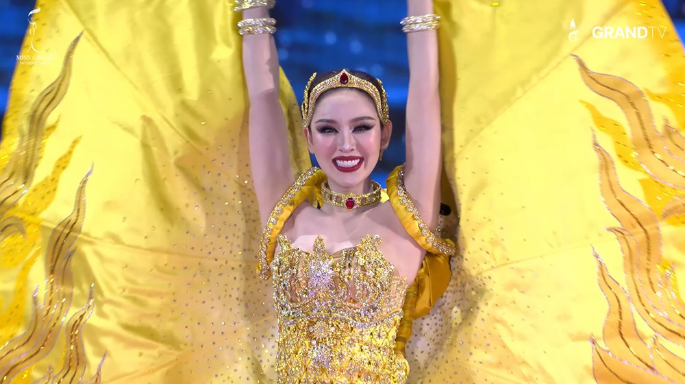 หลิน มาลิน กับชุด มนตราแห่งจันทรคราส ในการประกวดรอบชุดประจำชาติ Miss Grand International 2024