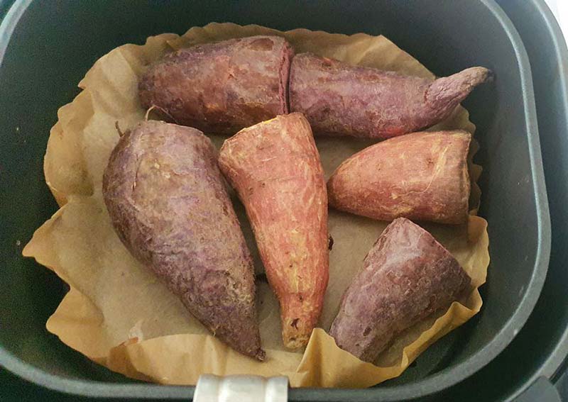 มันม่วง หม้อทอดไร้น้ำมัน