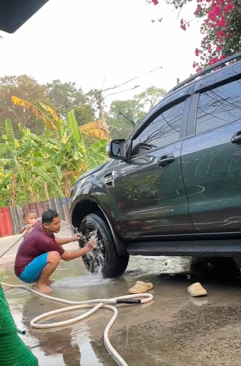 ล้างรถ