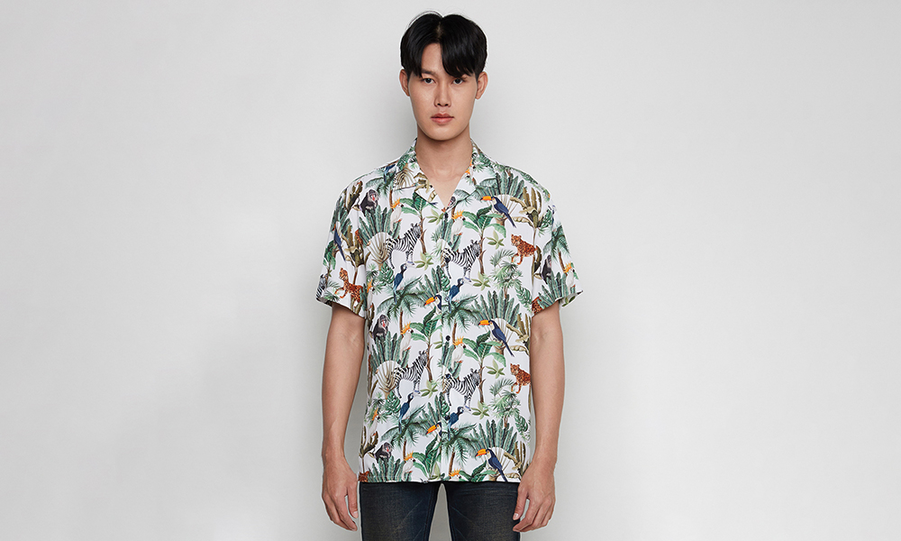 เสื้อลายดอกผู้ชาย