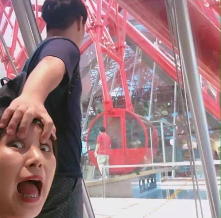 ถ่ายรูปกับแฟน