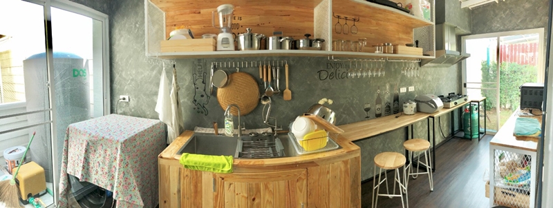 แบบห้องครัวบ้าน ๆ