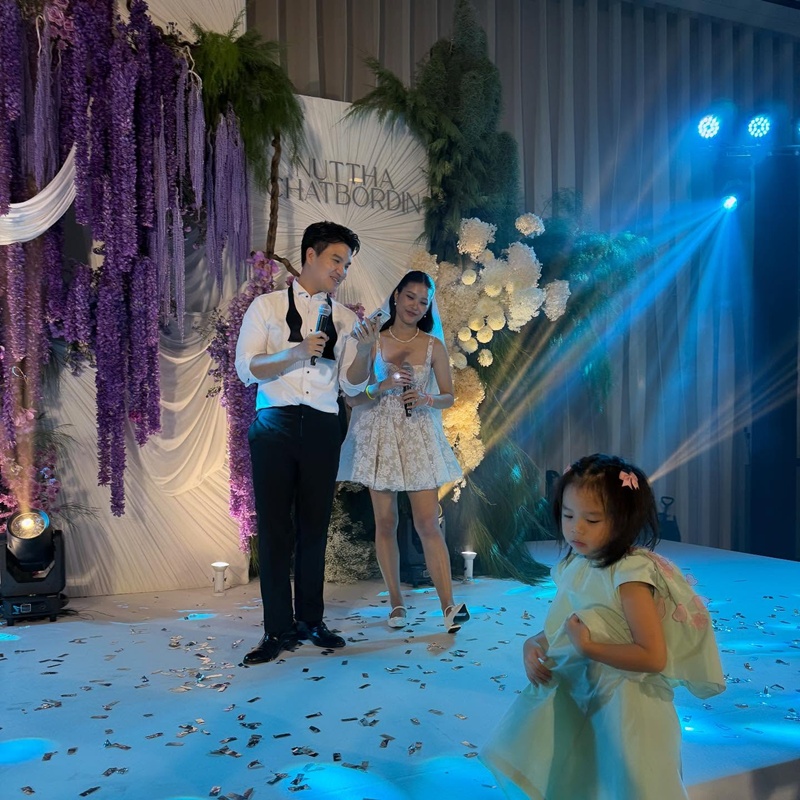 มิ้นท์ ณัฏฐา น้องสาว มิว นิษฐา เข้าพิธีแต่งงาน