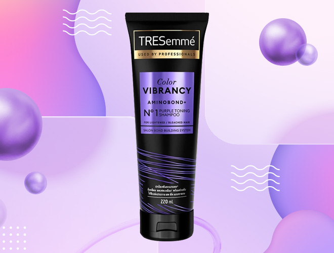 TRESemmé แชมพูม่วง ยี่ห้อไหนดี ยาสระผม ผมทำสี วิธีดูแลผม