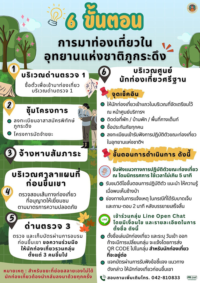 ภูกระดึง 2567 ข้อแนะนำ