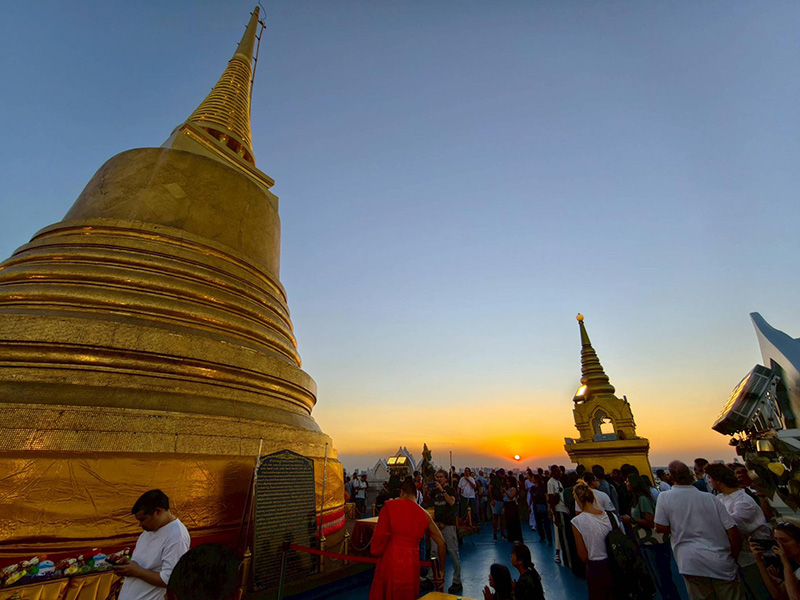 วัดสระเกศ เปิดให้ขึ้นภูเขาทองปีใหม่ 2569