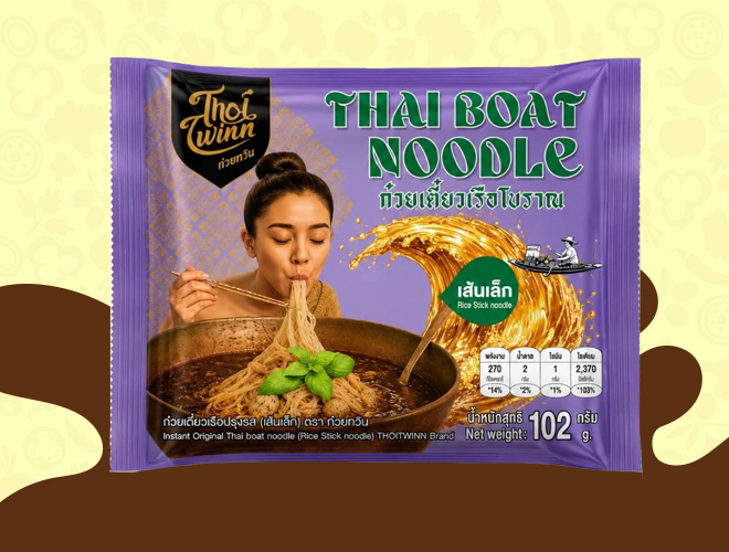 ก๋วยเตี๋ยวเรือสำเร็จรูป ก๋วยเตี๋ยวเรือ อาหารจานเดียว