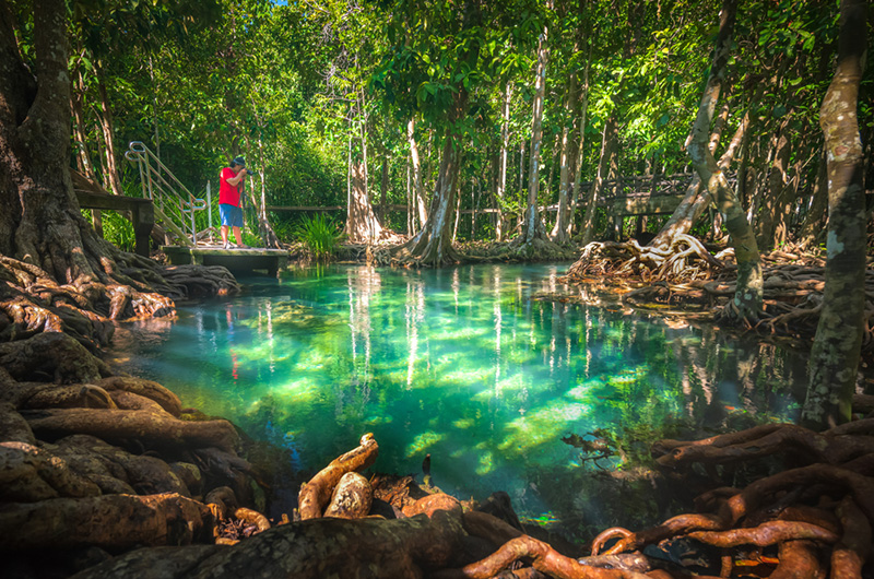 ท่าปอมคลองสองน้ำ กระบี่ น้ำใส