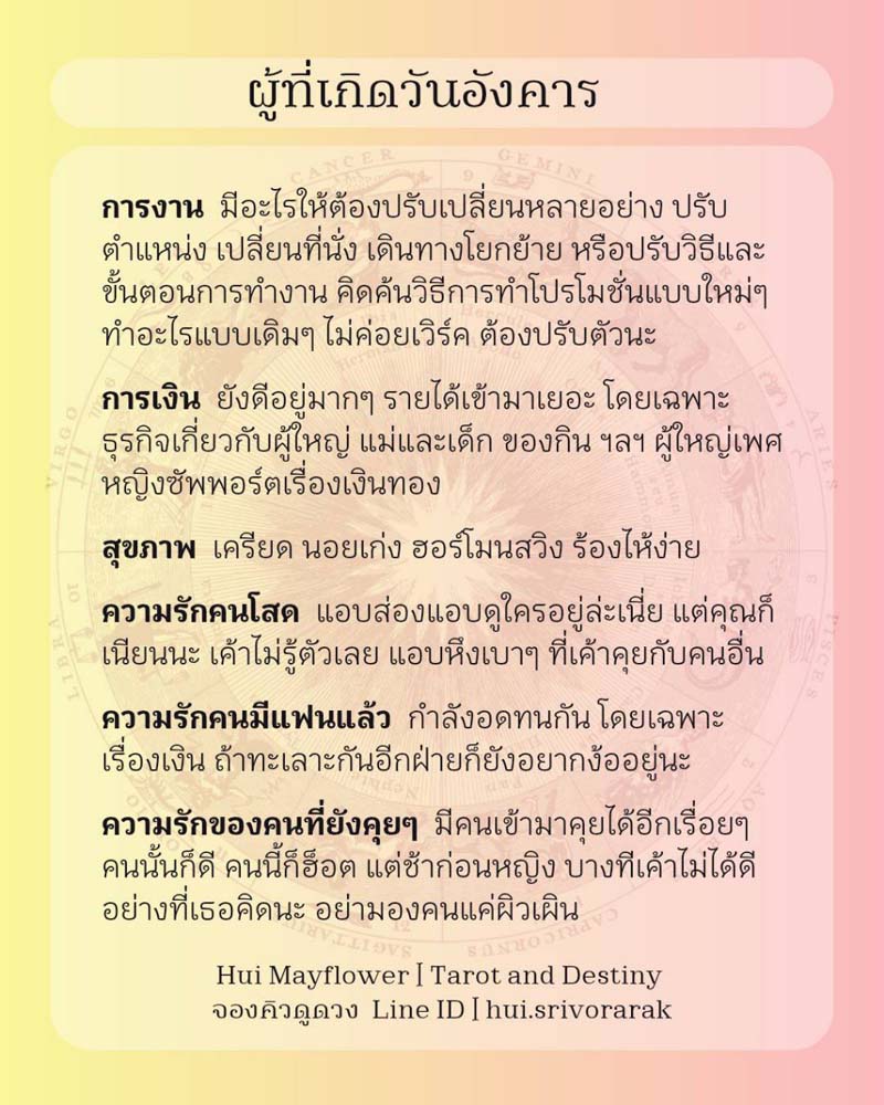 ดวงรายสัปดาห์