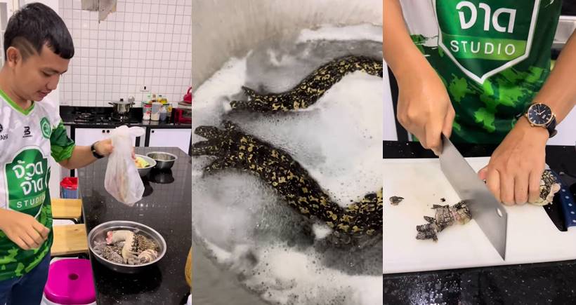 กระต่าย พรรณนิภา กินผัดเผ็ดจระเข้