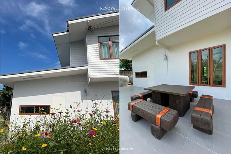 รีโนเวทบ้านไม้ 2 ชั้น