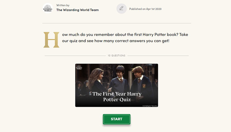 Harry Potter At Home