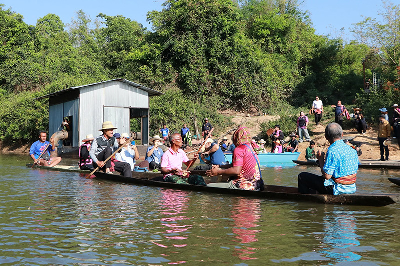 เที่ยวบุรีรัมย์ ล่องเรือโบราณ ชุมชนผการันดูล