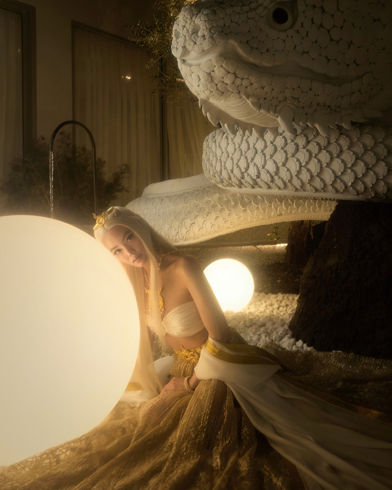 ส่องชัด รูปปั้นองค์พญานาค ที่บ้านใหม่ เจนี่