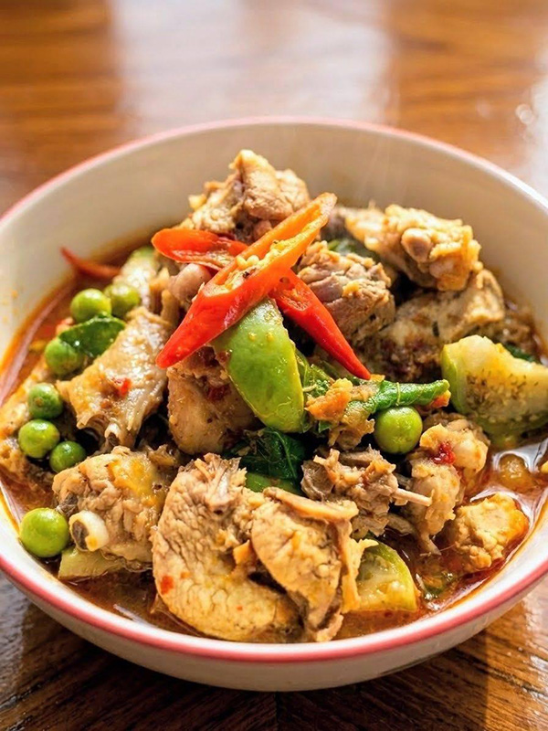 แกงป่าไก่บ้านใบยี่หร่า เมนูแกงป่า อาหารไทย สูตรอาหาร
