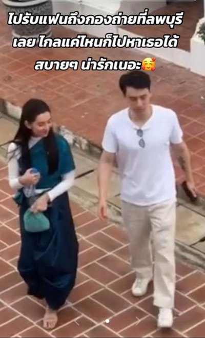 วิล ชวิณ ทำหน้าที่แฟนที่ดีไปรับ เบลล่า ราณี หลังถ่ายละครเสร็จ