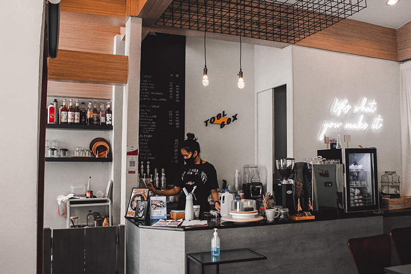 คาเฟ่ Co-working space