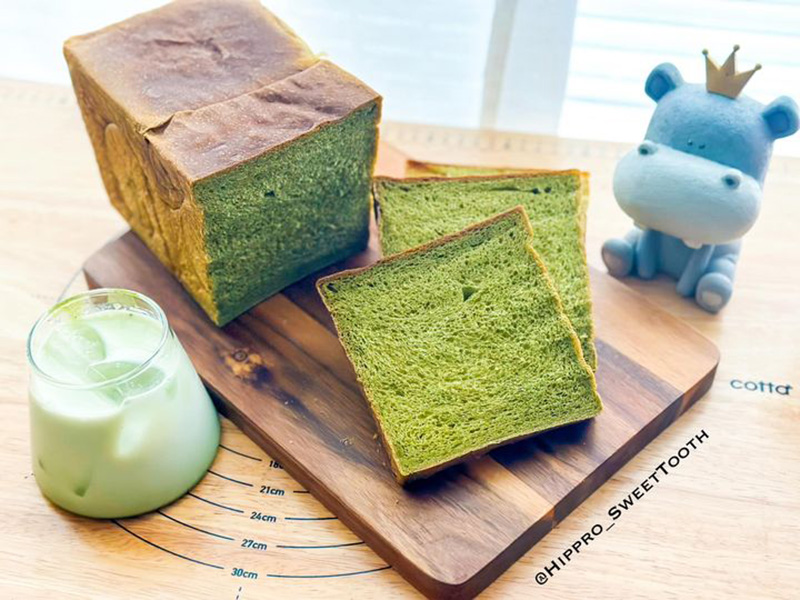 ขนมปังชาเขียว