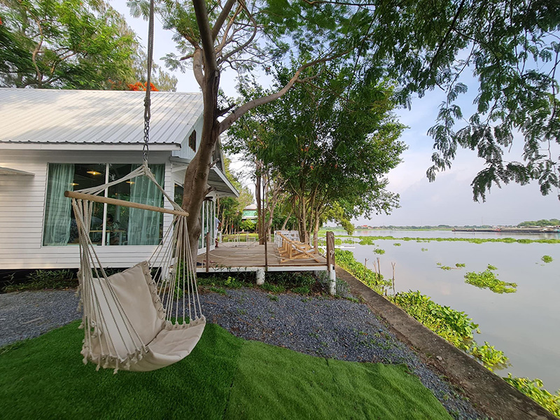 คาเฟ่ริมน้ำ ใกล้กรุงเทพ