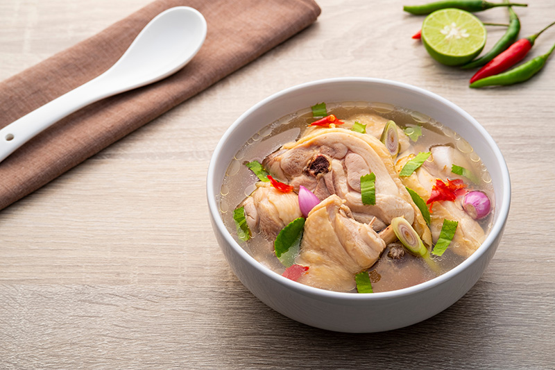 ต้มยำไก่น้ำใส เมนูอาหารหน้าฝน สูตรอาหาร