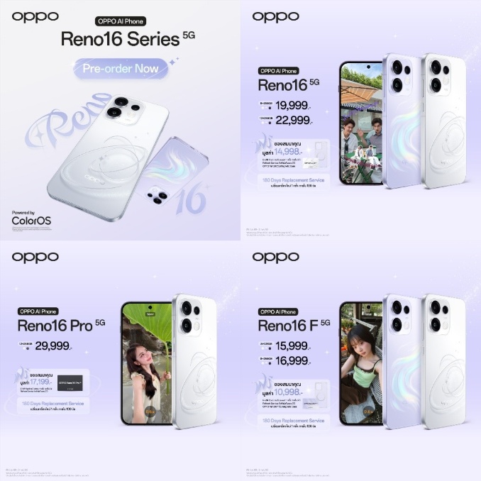 OPPO Reno16 Series 5G