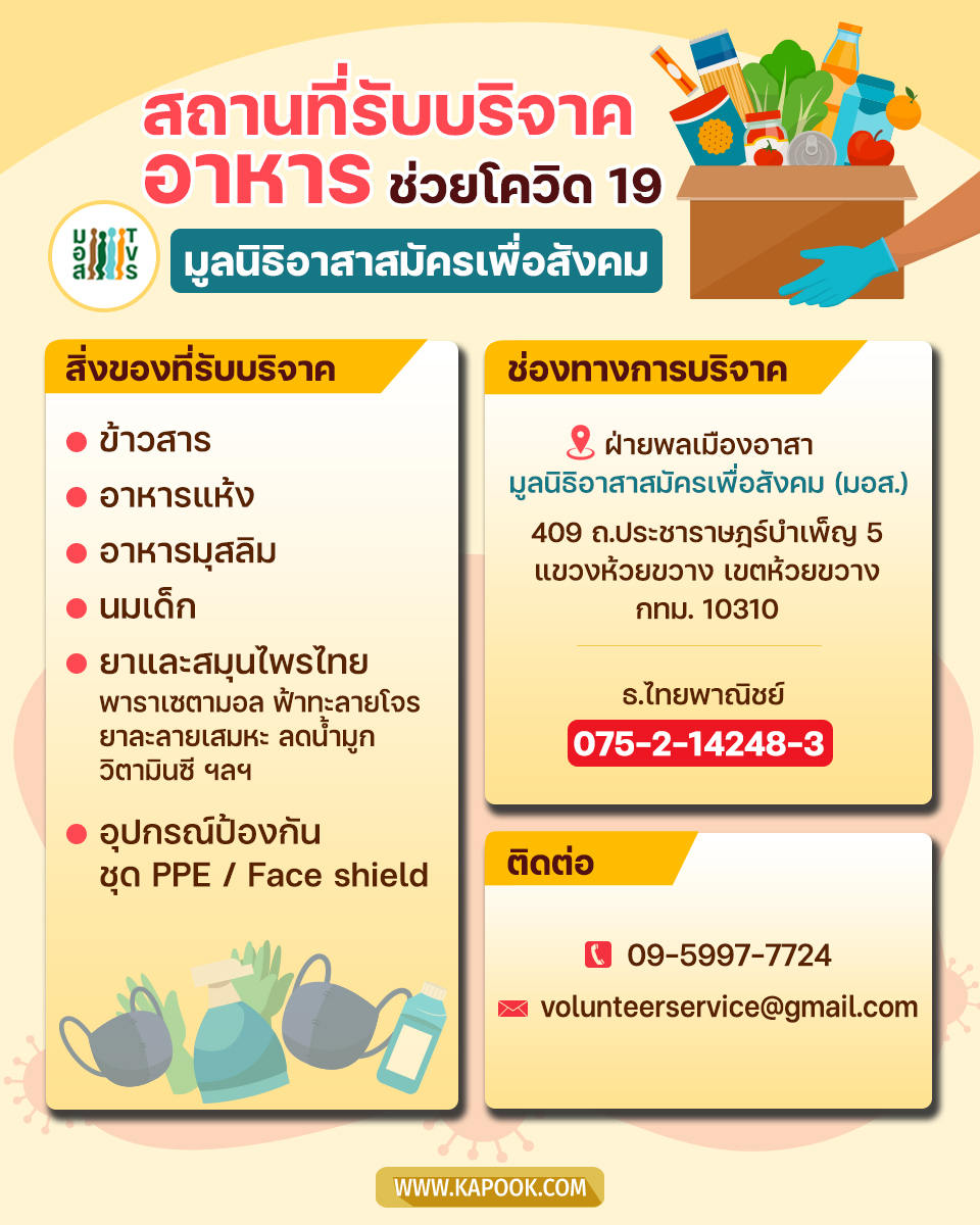 บริจาคอาหาร