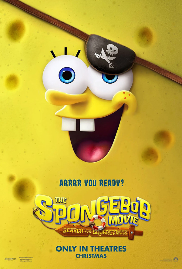 The SpongeBob Movie: Search For SquarePants หนังแอนิเมชั่น เดอะสพันจ์บ็อบมูฟวี่ โปสเตอร์ 